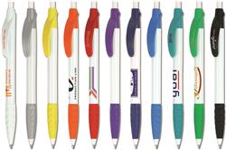 Deze Balpen Cosmo Grip Hardcolour is van het merk Toppoint en is blauwschrijvend. De Balpen Cosmo Grip Hardcolour is voorzien van een boogclip en een rubber grip en de Balpen Cosmo Grip Hardcolour is 